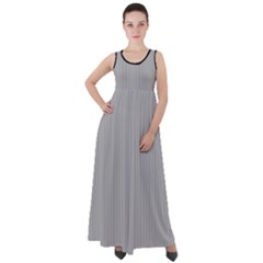 Chalice Silver Grey & Black - Empire Waist Velour Maxi Dress by FashionLane