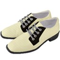 Creamy Yellow & Black - Women Heeled Oxford Shoes View2