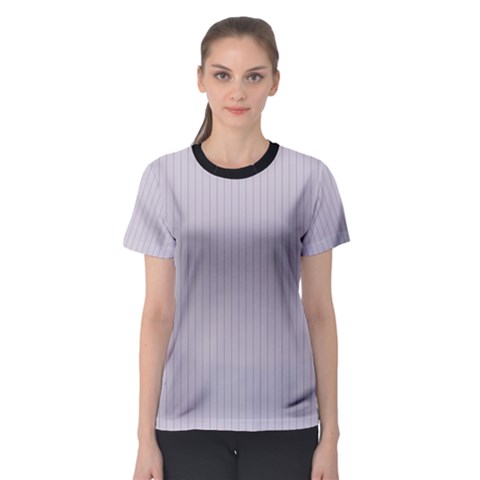 Orchid Hush Purple & Black - Women s Sport Mesh Tee by FashionLane