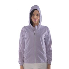 Orchid Hush Purple & Black - Women s Hooded Windbreaker by FashionLane