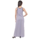 Orchid Hush Purple & Black - Sleeveless Velour Maxi Dress View2