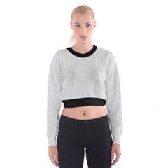 Platinum & Black - Cropped Sweatshirt by FashionLane