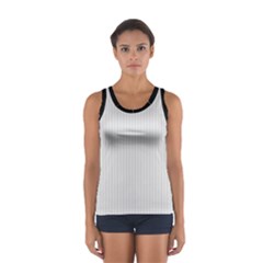 Platinum & Black - Sport Tank Top  by FashionLane