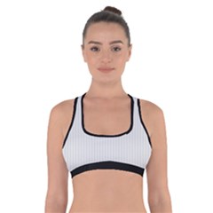 Platinum & Black - Cross Back Sports Bra by FashionLane