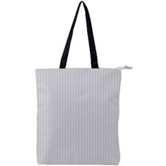 Platinum & Black - Double Zip Up Tote Bag by FashionLane