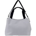 Platinum & Black - Double Compartment Shoulder Bag View2