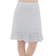 Platinum & Black - Fishtail Chiffon Skirt by FashionLane