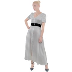 Platinum & Black - Button Up Short Sleeve Maxi Dress by FashionLane