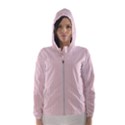 Soft Bubblegum Pink & Black - Women s Hooded Windbreaker View1