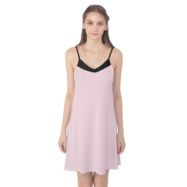 Soft Bubblegum Pink & Black - Camis Nightgown