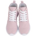 Soft Bubblegum Pink & Black - Women s Lightweight High Top Sneakers View1