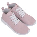 Soft Bubblegum Pink & Black - Women s Lightweight High Top Sneakers View3