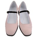 Soft Bubblegum Pink & Black - Women s Mary Jane Shoes View1