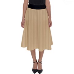 Soybean Orange & Black - Perfect Length Midi Skirt by FashionLane