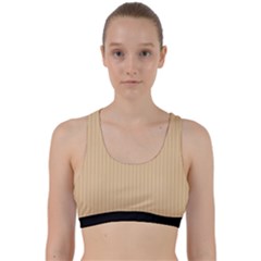 Soybean Orange & Black - Back Weave Sports Bra by FashionLane