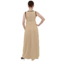 Soybean Orange & Black - Empire Waist Velour Maxi Dress View2