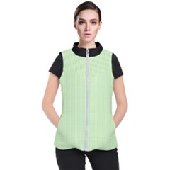 Tea Green & Black - Women s Puffer Vest by FashionLane