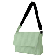 Tea Green & Black - Full Print Messenger Bag (m) by FashionLane