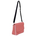 Tea Rose Red & Black - Shoulder Bag with Back Zipper View1