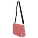 Tea Rose Red & Black - Shoulder Bag with Back Zipper View2