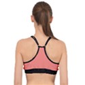 Tea Rose Red & Black - Basic Training Sports Bra View2