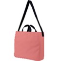 Tea Rose Red & Black - Square Shoulder Tote Bag View1