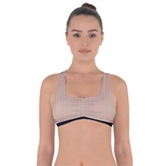 Toasted Almond & Black - Got No Strings Sports Bra by FashionLane