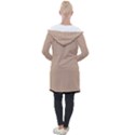 Toasted Almond & Black - Longline Hooded Cardigan View2