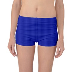 Admiral Blue & White - Reversible Boyleg Bikini Bottoms