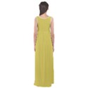 Ceylon Yellow & White - Empire Waist Maxi Dress View2