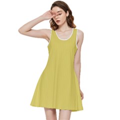 Ceylon Yellow & White - Inside Out Racerback Dress by FashionLane