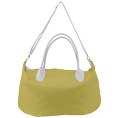 Ceylon Yellow & White - Removal Strap Handbag by FashionLane