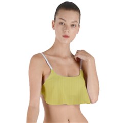 Ceylon Yellow & White - Layered Top Bikini Top  by FashionLane