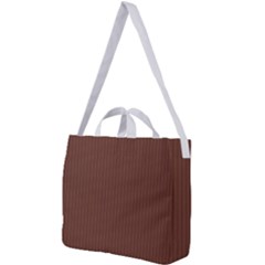 Emperador Brown & White - Square Shoulder Tote Bag by FashionLane