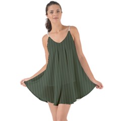 Kombu Green & White - Love The Sun Cover Up by FashionLane