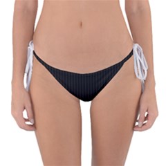 Midnight Black & White - Reversible Bikini Bottom by FashionLane