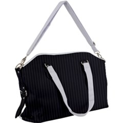 Midnight Black & White - Canvas Crossbody Bag by FashionLane