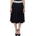 Midnight Black & White - Classic Midi Skirt View1