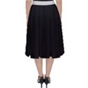 Midnight Black & White - Classic Midi Skirt View2