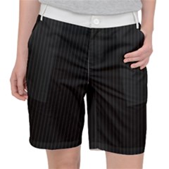 Midnight Black & White - Pocket Shorts by FashionLane