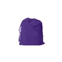 Spanish Violet & White - Drawstring Pouch (XS) View2