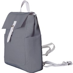 Steel Grey & White - Buckle Everyday Backpack by FashionLane