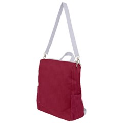 Vivid Burgundy & White - Crossbody Backpack by FashionLane