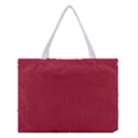 Vivid Burgundy & White - Medium Tote Bag View1