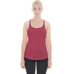 Vivid Burgundy & White - Piece Up Tank Top by FashionLane