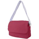 Vivid Burgundy & White - Courier Bag View2