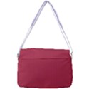 Vivid Burgundy & White - Courier Bag View3