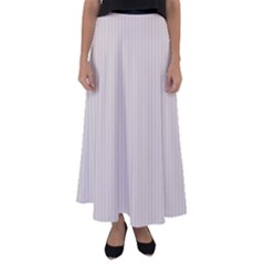 Abalone Grey & Black - Flared Maxi Skirt by FashionLane