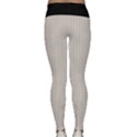 Abalone Grey & Black - Lightweight Velour Classic Yoga Leggings View2