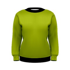 Acid Green & Black - Women s Sweatshirt by FashionLane